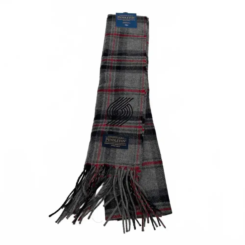 Pendleton Trail Blazers Plaid Wool Scarf | OS Regular